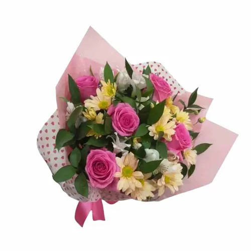 Buquê de Rosas Delicadas