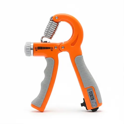 Hand Grip Ajustável 5 a 60kg C/Contador MBFIT - Laranja