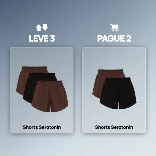 Short Fitness Serotonin - Leve 3 Pague 2
