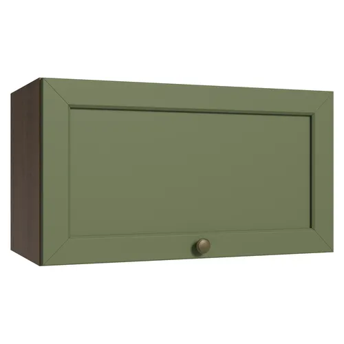 Armário Aéreo 60 cm 1 Porta Basculante Rustic/Verde Vik Madesa