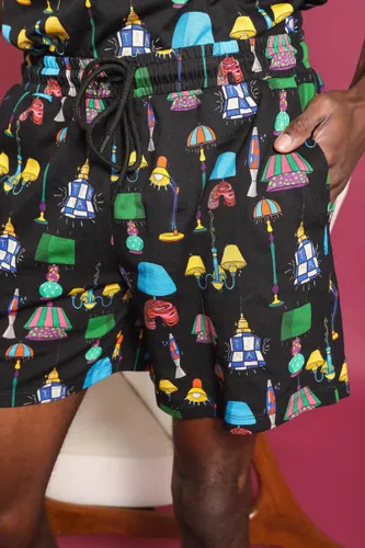Short Pijama Masculino Estampa Iluminar