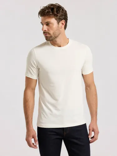 Camiseta Masculina Algodão Básica Off White