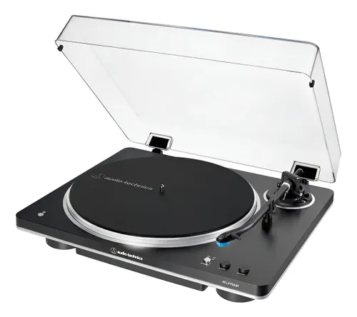Mesas giratórias sem fio Audio-Technica AT-LP70xBT-BS cor prata
