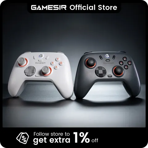 GameSir Nova Lite 2 Controlador de interruptor sem fio Bluetooth Gamepad com efeito Hall para Nintendo Switch, iPhone, Android, PC