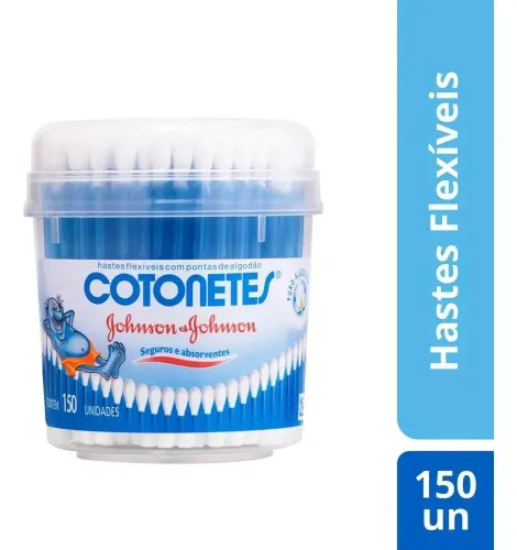 Hastes Flexíveis COTONETES Pote 150 unidades