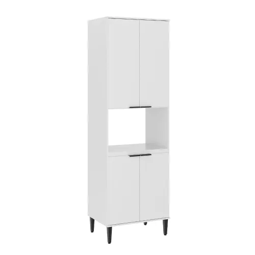 Torre Quente Miami para 1 Forno 4 Portas Carraro Branco