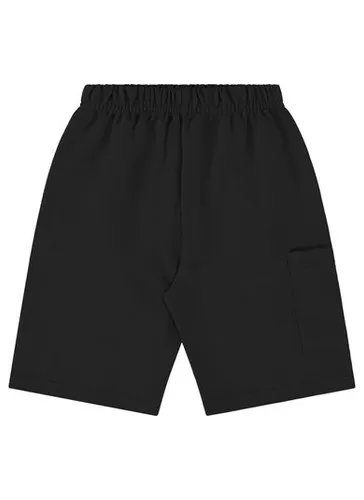 Bermuda Infantil em Moletom para Menino (Preto) Bee Loop