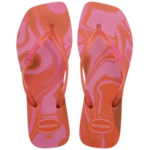 Chinelo Havaianas Slim Square Jelly