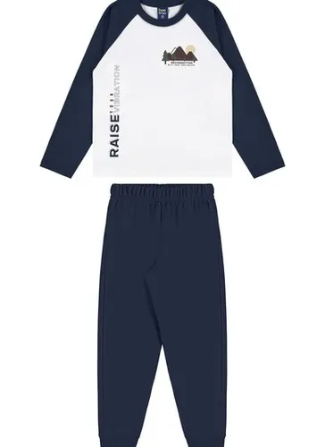 Conjunto Infantil Scout com Camiseta e Calça (Branco) Bee Loop