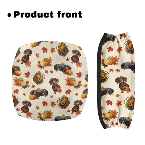Capas de Assento para Andador Coloranimal Outono para Cães, 2 Peças, Fáceis de Limpar, Capa Traseira para Assento de Andador para Homens