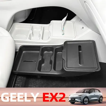Caixa organizadora para colocar sob o painel do carro, para o modelo Geely EX2, acessório porta-lenços de papel para aut