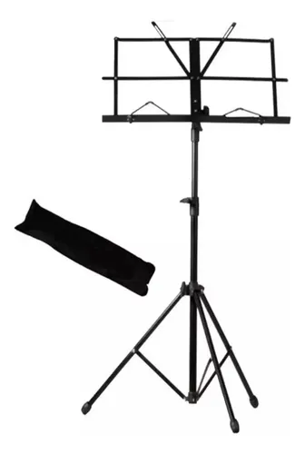 Suporte Partitura Pedestal Estante Bolsa Cavalete Ferro