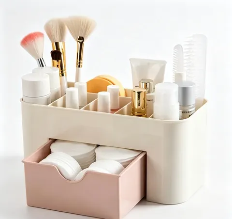 Klimonla 1 unidade de organizador de unhas, produto em alta, com vários compartimentos, ferramenta de armazenamento para arte em unhas, ideal para salões de beleza e acessórios.