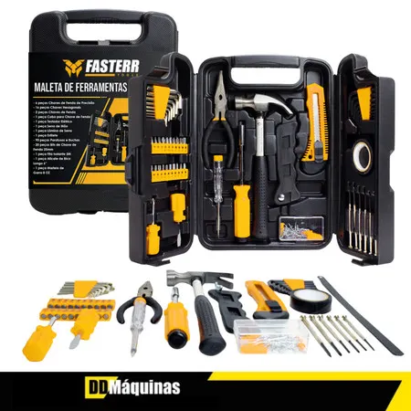 Kit de Ferramentas 142 Peças + Maleta FST142 - FASTERR