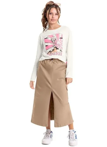 Blusa em Meia Malha Juvenil (Off White) Gloss