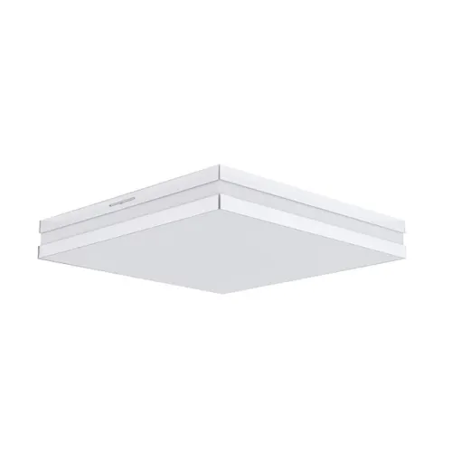 Plafon Led Sobrepor Quadrado Espelhado 25w Bilbao - LED BRANCO QUENTE (3000K)