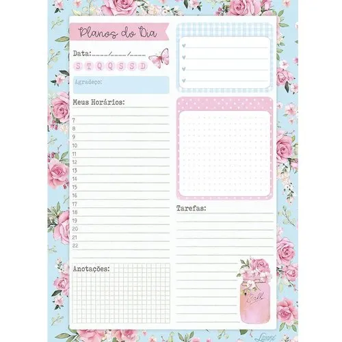 Kit Planners Organizadores e Bloco de Anotações