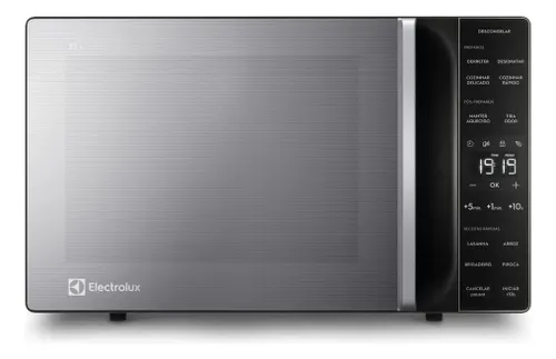Micro-ondas ME23S 23L Efficient com Descongelamento Assistido Cor Inox Electrolux