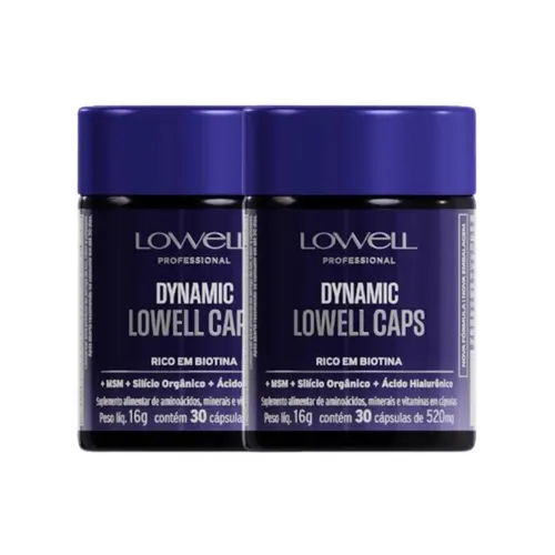 Kit Lowell Dynamic 2 Suplemento 30 Cápsulas