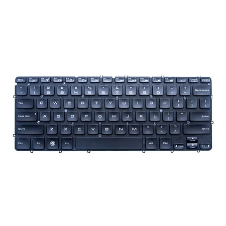Teclado para Notebook compatível com Dell Xps L322X Inglês Internacional - US
