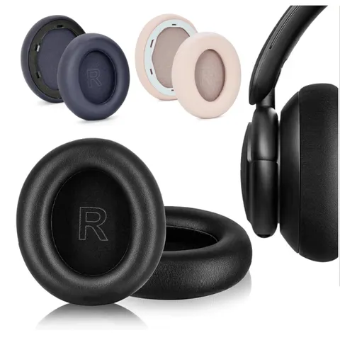 1 Par de Almofadas de Ouvido para Fone de Ouvido Anker Soundcore Life Q30 Q35 BT Gamer, Almofadas de Substituição em Espuma de Memória, Capa de Almofadas de Espuma