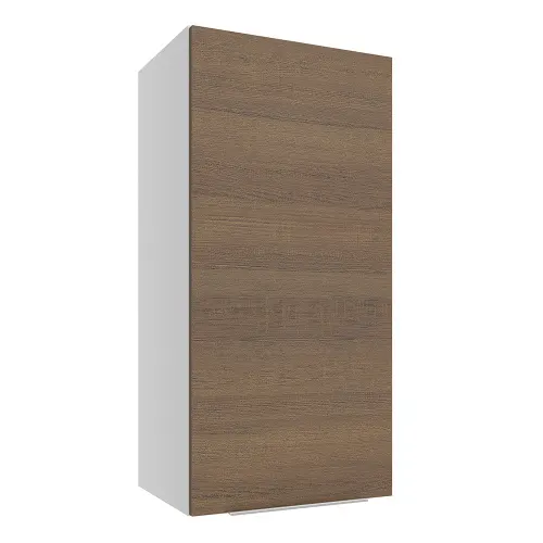 Armário Aéreo Madesa Stella 35 cm 1 Porta Branco/Rustic