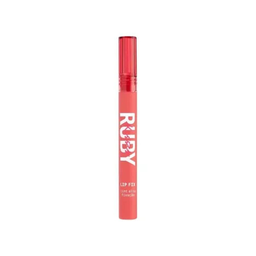 Batom Ruby Kisses Lip Fix Tint Alta Fixação Pink Energy
