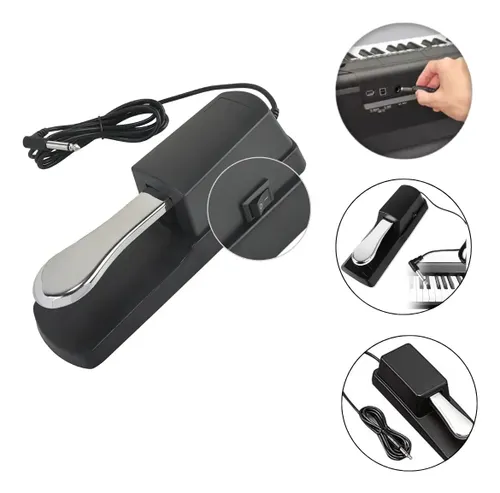 Pedal Sustain Teclado Universal para Casio Yamaha Roland Smart Piano Marca Dc Music