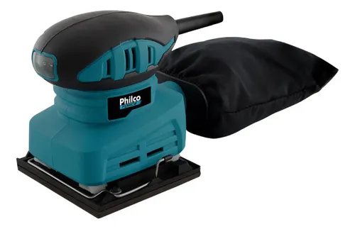 Lixadeira Orbital Philco 14000 OPM Coletor de Pó Base 1/4 Profissional PLO01