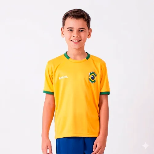 Camisa Braziline Brasil IPE Juvenil Torcedor - 10