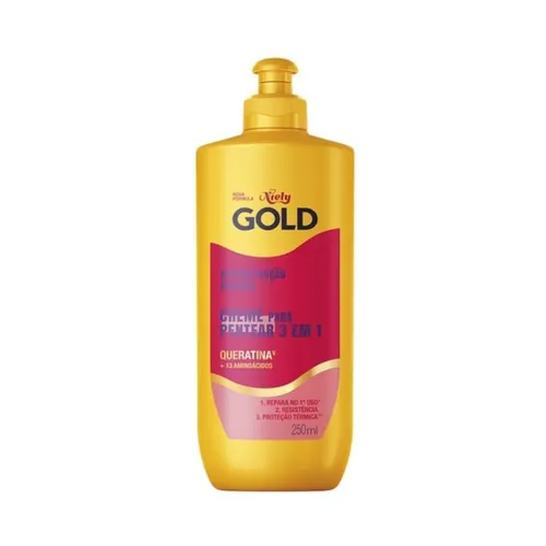 Creme de Pentear Niely Gold Reconstrução 250ml
