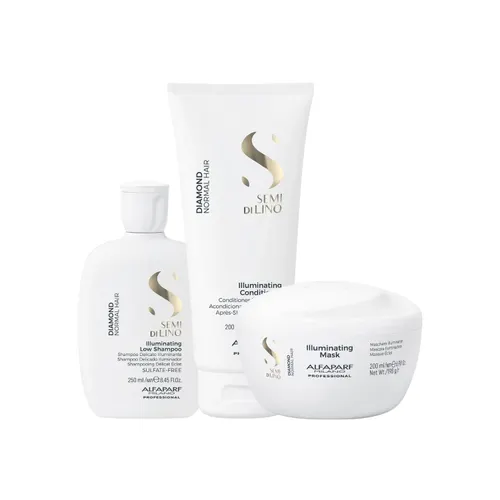 Kit Alfaparf Semi Di Lino Diamond Illuminating Trio Pequeno