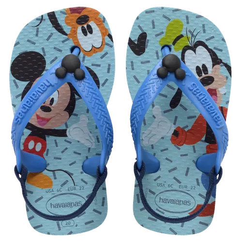Chinelo Havaianas Baby Disney Classicos Mickey & Pateta
