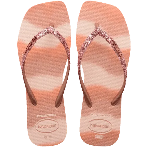 Chinelo Havaianas Slim Square Glitter Party
