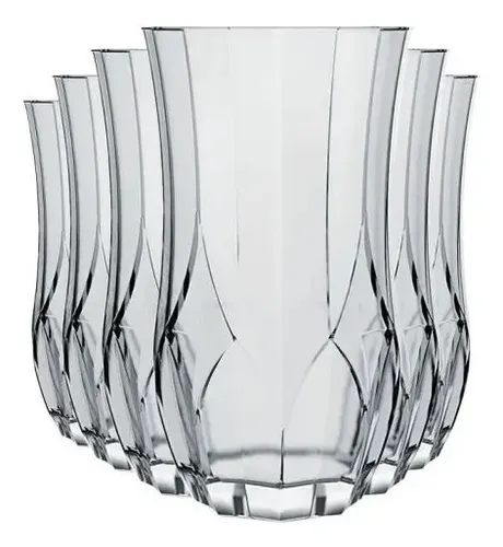 Conjunto de Copos de Vidro Opera Long Drink Nadir Figueredo 360ml 6 Unidades
