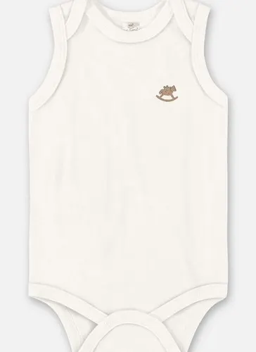 Body Regata em Suedine Unissex para Bebê (Off White) Up Baby