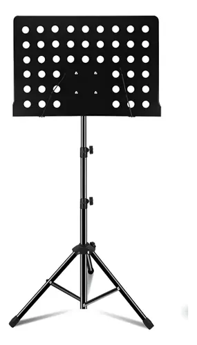 Estante Partitura Maestro Reforçada Púlpitos Pastas Divine Preto