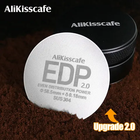 Alikisscafe filtro de tela de disco de café expresso 51mm 53.5mm 58.5mm 57mm para delonghi breville portátil barista ferramentas acessório de café