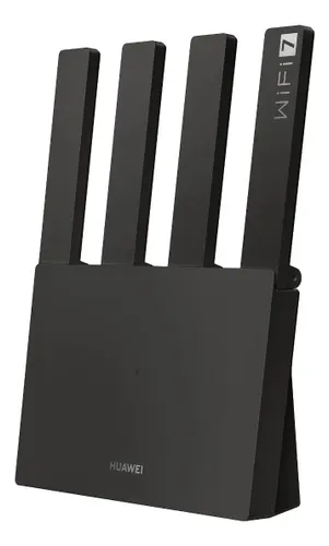 HUAWEI WiFi BE3 3.6 Gpbs Dual-Band Wi-Fi 7 I Visualização de diagnóstico WiFi I Controle parental Preto