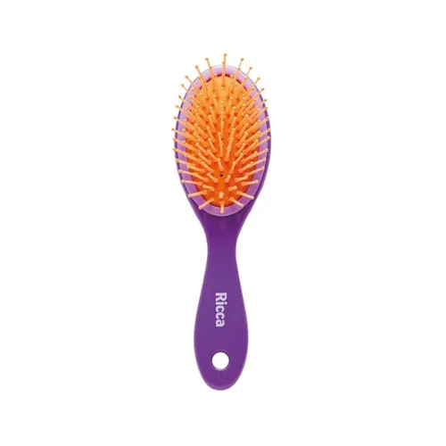 Escova Ricca Oval Colors Midi Roxa