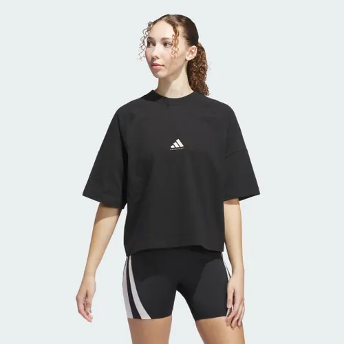 Camiseta Boxy  Basketball Mulher adidas