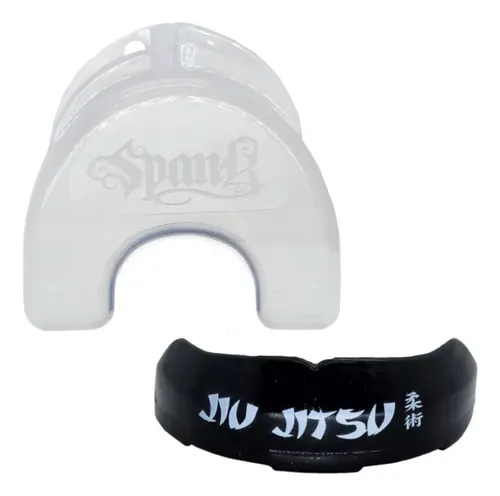 Spank Protetor Bucal Profissional Moldável com Estojo Cor JIU-JITSU - Boxe - Muaythai - Jiu-jitsu - Mma - Kickboxing - Futebol - Basquete - Esporte de Contato