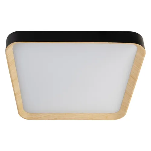 Plafon Led de Sobrepor Quadrado Metal 36w 3000k Eve - PRETO