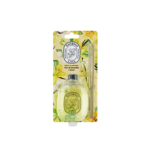 Difusor de Ambientes Flor de Baunilha Giorno Casa Sentire Bene 150ml