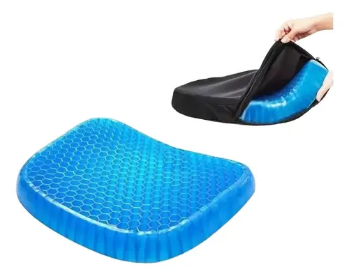 Almofada de Gel Retangular Antiescaras para Cadeira, da Macarons Bazar