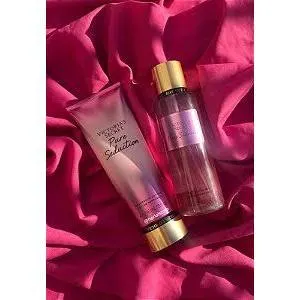 Kit Body Splash + Creme Hidratante Pure Seduction com Glitter 250ml | Feminino | Fragrância Marcante | Envio Rápido