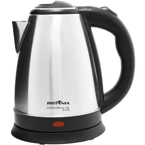 Chaleira Elétrica Britânia BCH02PI 1,8L Inox com Desligamento Automático 220v