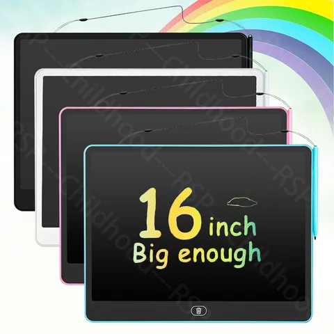 11/13/16 Polegada crianças quadro de escrita lcd tablet desenho pintura brinquedo educativo para crianças de 3-8 anos meninos meninas