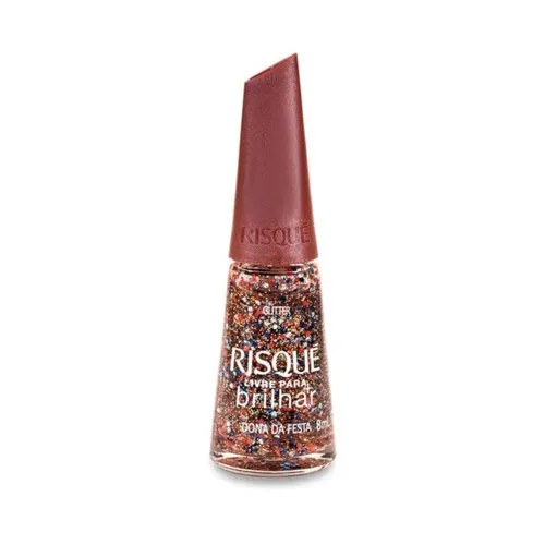 Esmalte Risqué Livre para Brilhar Dona da Festa 8ml