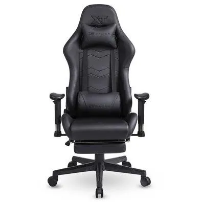 Cadeira Gamer XT Racer Speed Series, Até 120kg, Com Almofadas e Apoio de Pés, Reclinável, Descanso de Braço 2D, Preto - XTS190